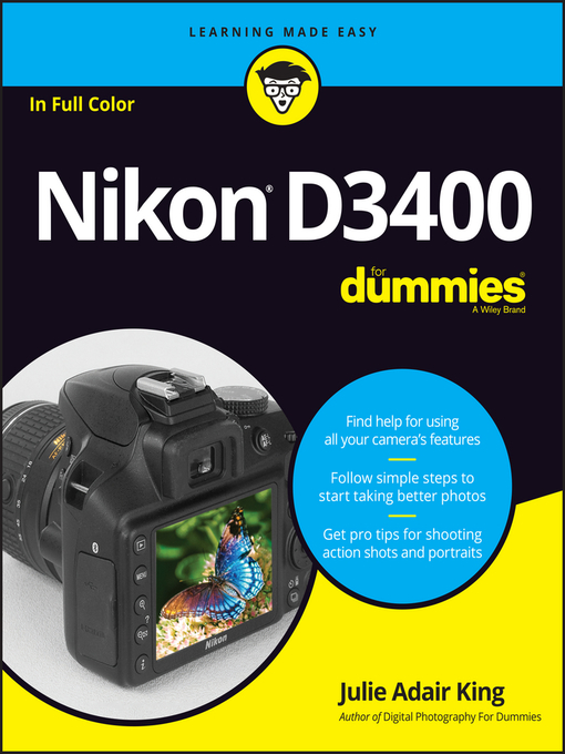 Title details for Nikon D3400 For Dummies by Julie Adair King - Available